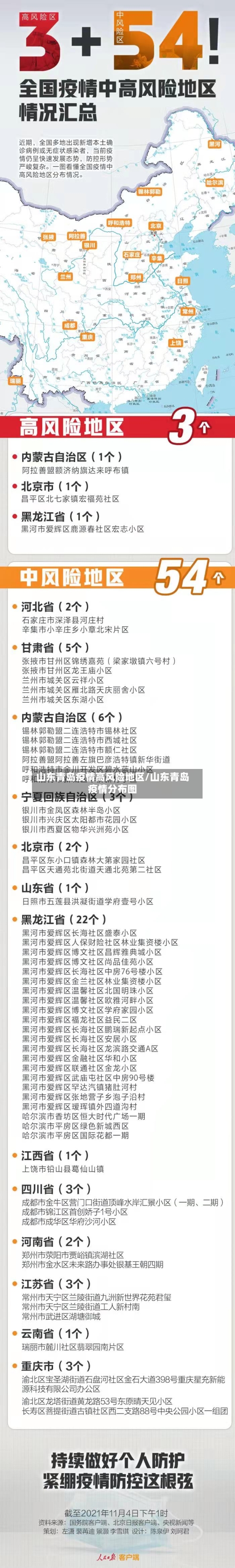 山东青岛疫情高风险地区/山东青岛疫情分布图