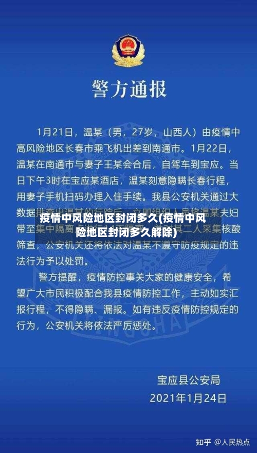 疫情中风险地区封闭多久(疫情中风险地区封闭多久解除)
